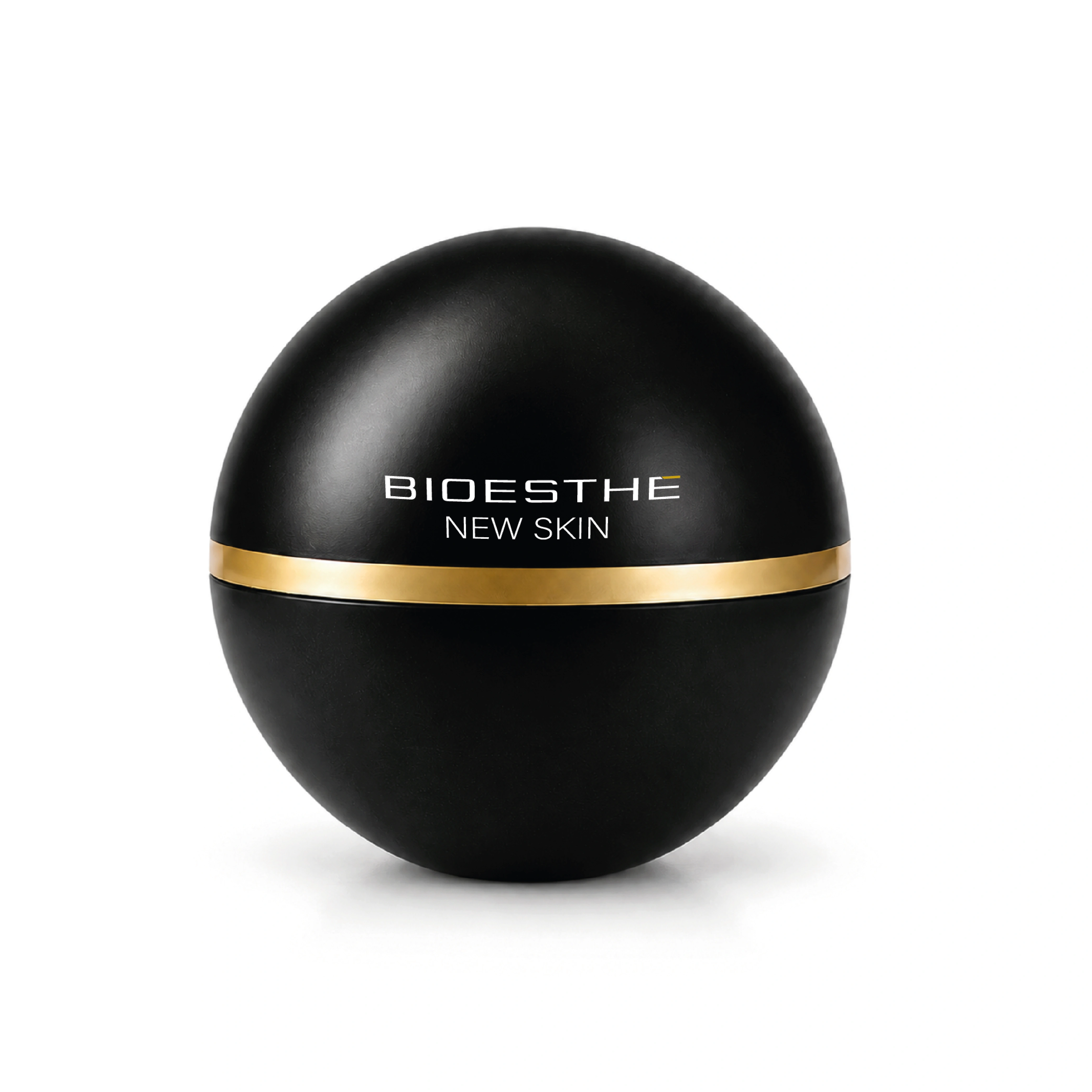 Vaso originale BIOESTHE New Skin, nero con fascia oro